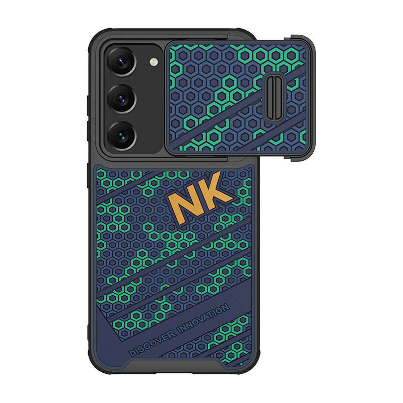 Nillkin Striker dėklas skirtas Samsung Galaxy S23 mėlynai žalias Nillkin Striker dėklas skirtas Samsung Galaxy S23 mėlynai žalias