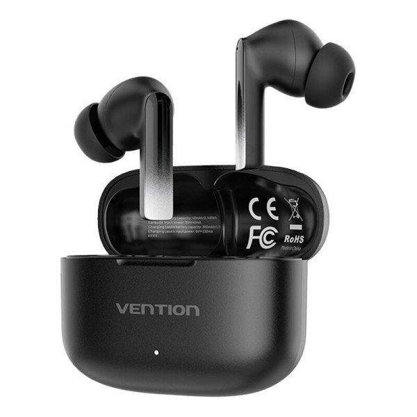 Belaidės ausinės Vention NBIB0 Elf Earbuds E04 juodos