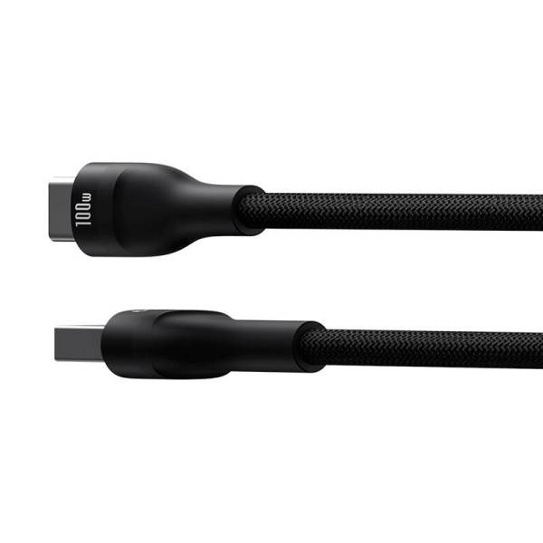Įkrovimo kabelis Baseus Flash 2 USB į USB-C 100W 2m juodas