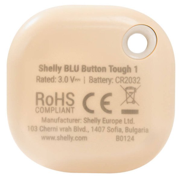 Veiksmo ir scenų aktyvinimo mygtukas „Shelly Blu Button Tough 1“ mokos