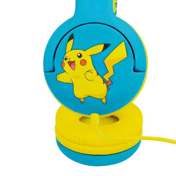 Laidinės ausinės vaikams OTL Pokemon Pikachu mėlynai geltonos
