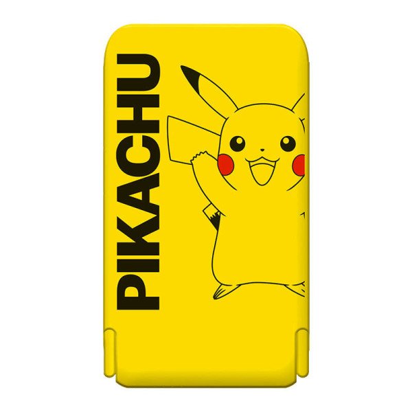 Magnetinis maitinimo blokas OTL 5000 mAh USB-C 15W Pokemon Pikatchu su stovu geltona