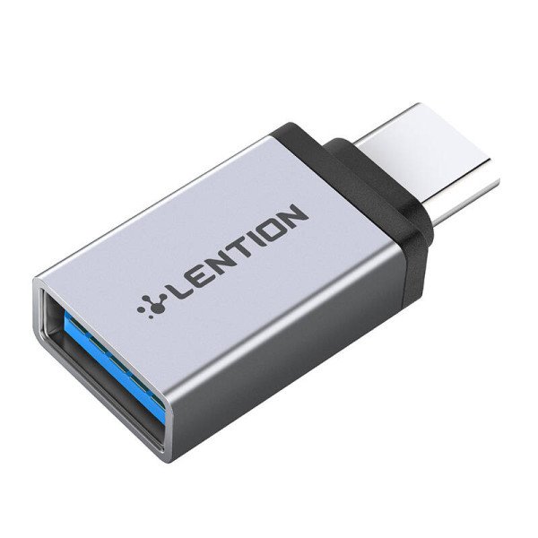 USB-C į USB 30 adapteris sidabrinis