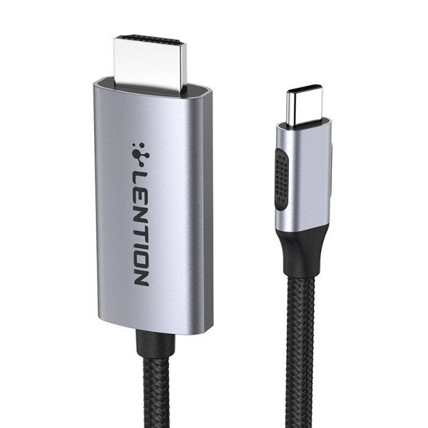 Lention CU707 USB-C į HDMI 20 laidas 4K60Hz 1Gbps 3m pilka