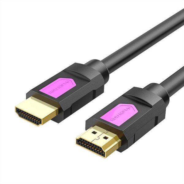 Lention VC-HH20 HDMI 4K didelės spartos į HDMI 20 laidas 18 Gbps PVC 3 m juodas