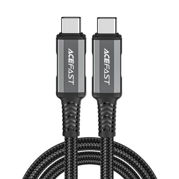 Laidas iš USB-C į USB-C Acefast C1-09 48 W 1 m juodai pilkas