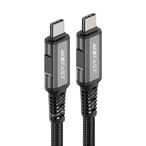 Laidas iš USB-C į USB-C Acefast C1-09 48 W 1 m juodai pilkas