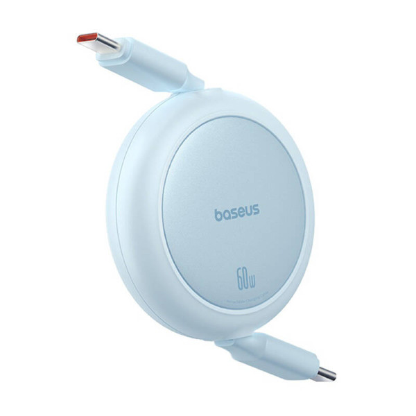 Baseus Free2Pull Mini USB-C į USB-C 60 W USB laidas 1 m mėlynas