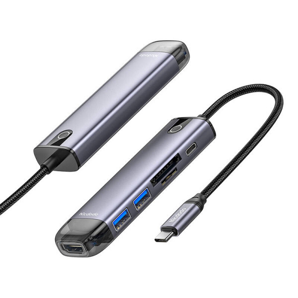 „Mcdodo HU-7420 10-in-1 USB-C Hub“ USB-C HDMI VGA USB302 USB302 SD TF