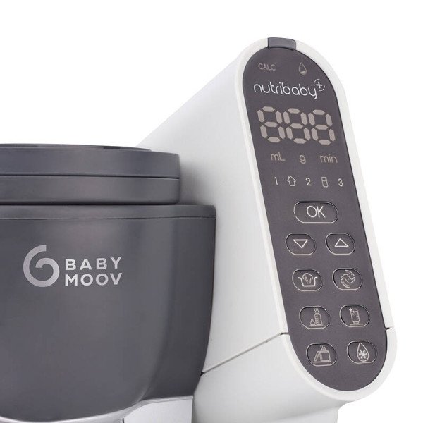 Daugiafunkcis virtuvės kombainas Babymoov Nutribaby+ 6-in-1 pilkas