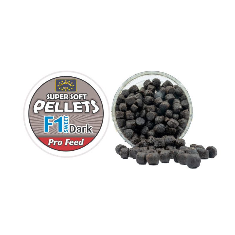 Champion Feed Super minkštos granulės 9mm F1 SWEET DARK
