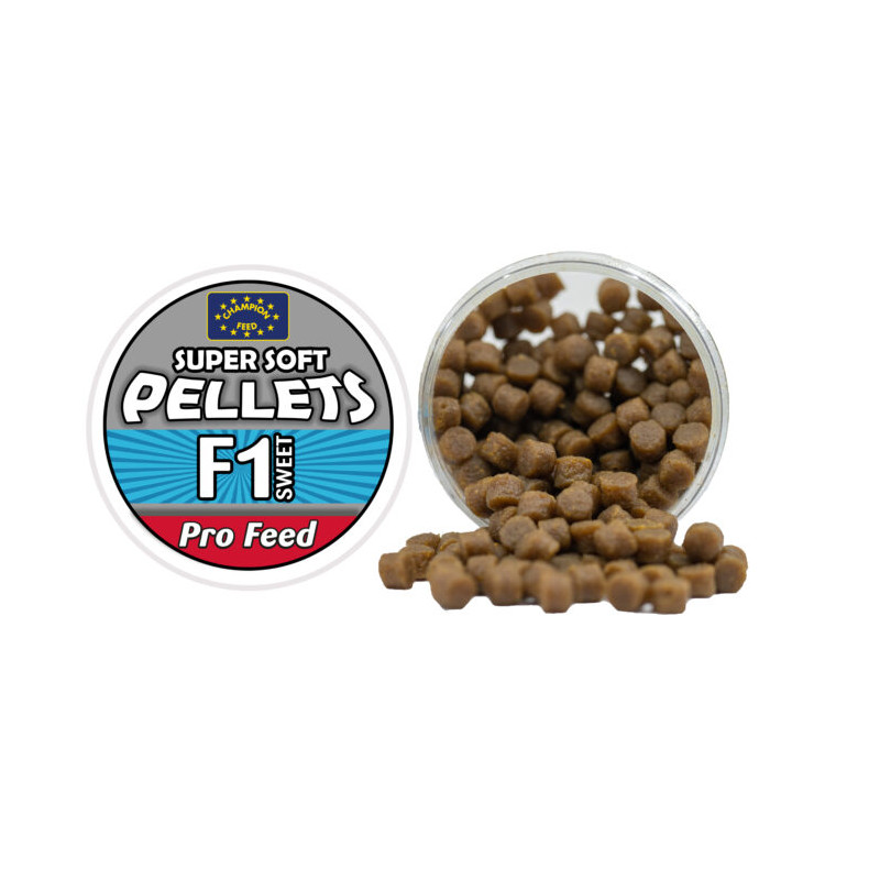 Champion Feed Super minkštos granulės 9mm F1 SWEET