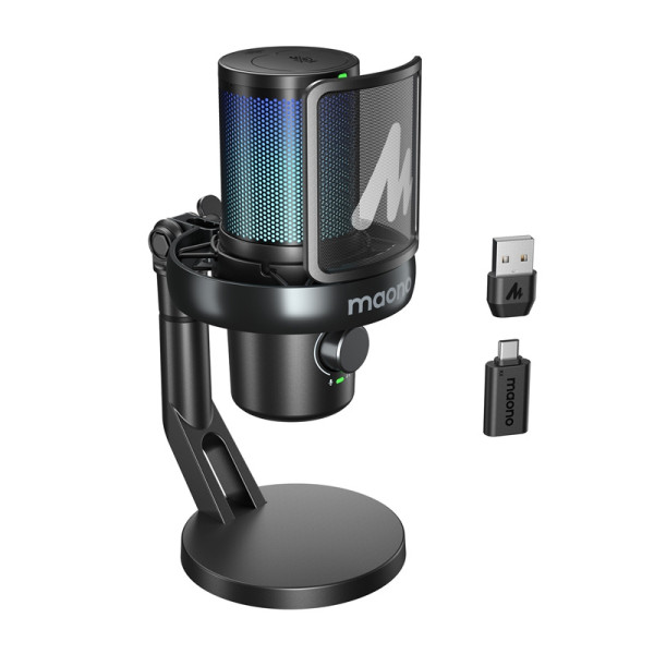 „Vision DM40 Pro“ mikrofonas juodas