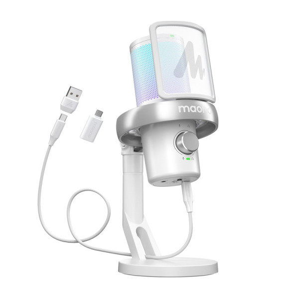 „Vision DM40 Pro“ mikrofonas baltas