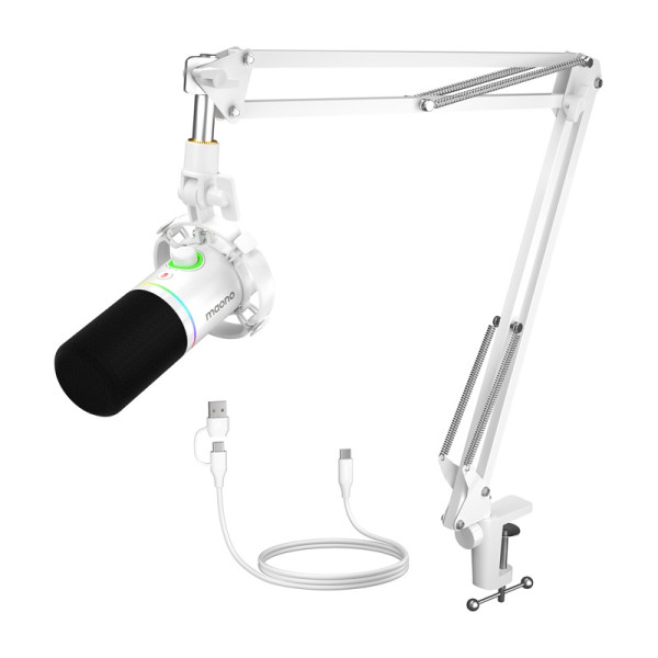 „Vision PD200XS“ mikrofonas baltas