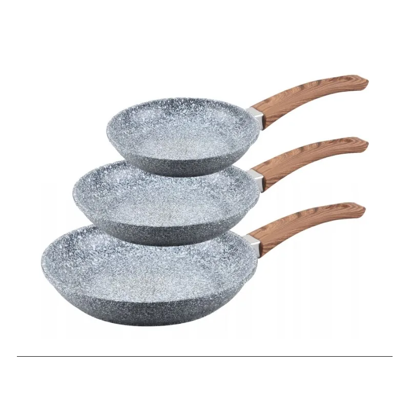 Keptuvių rinkinys su keramikiniu marmuriniu sluoksniu 20/24/28 cm ZILNER ZL-7087