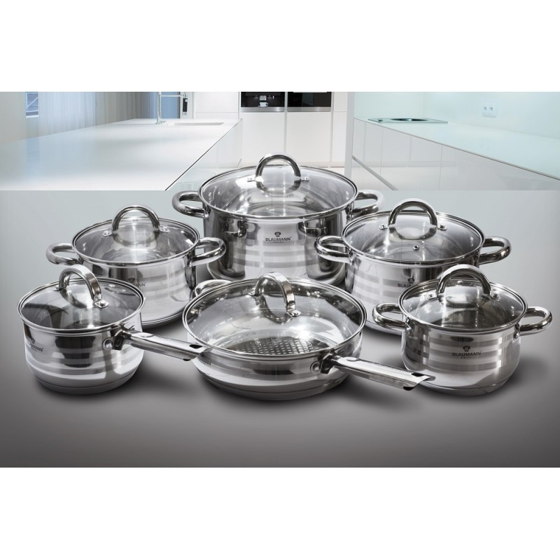 Puodų rinkinys Blaumann BL-1410 Gourmet Line 12 dalių