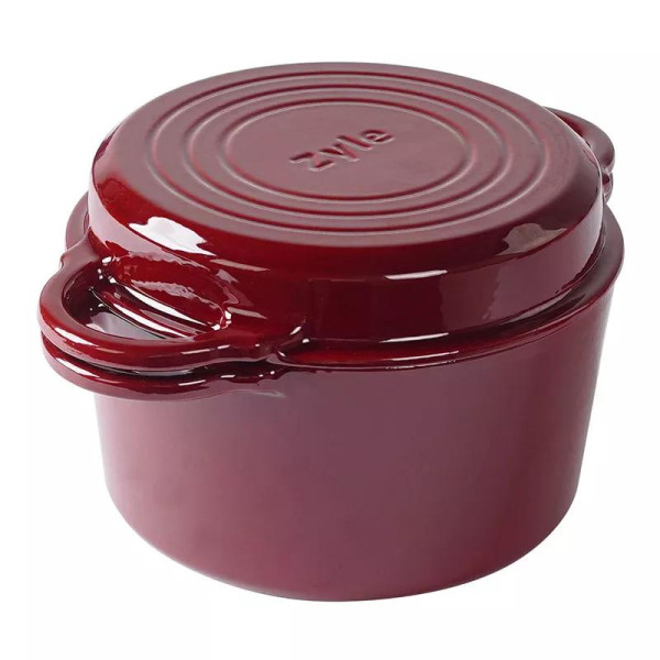 Apvalus emaliuotas ketaus puodas ZY12RKI