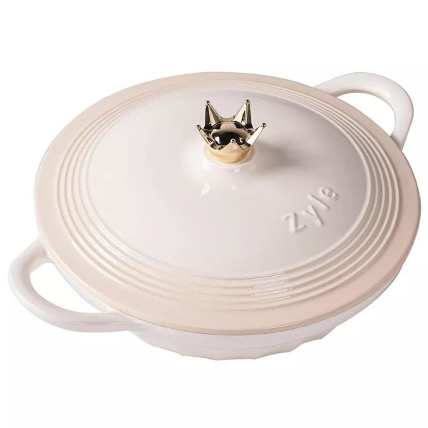 Apvalus emaliuotas ketaus puodas ZY14KI