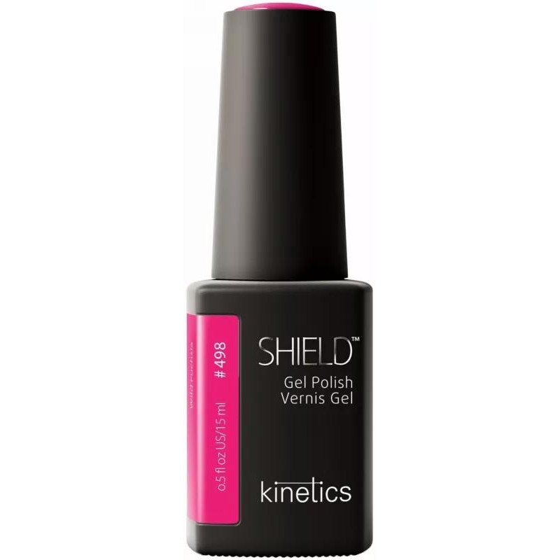 Gelinis nagų lakas SHIELD 498 Wild Fuchsia KGP498N, 15 ml