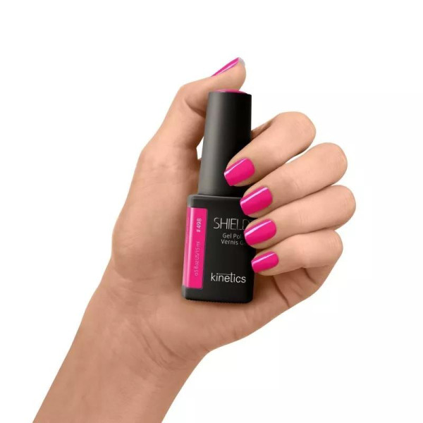 Gelinis nagų lakas SHIELD 498 Wild Fuchsia KGP498N, 15 ml