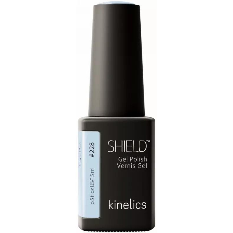 Gelinis nagų lakas SHIELD 228 Sugar Blue KGP228N, 15 ml