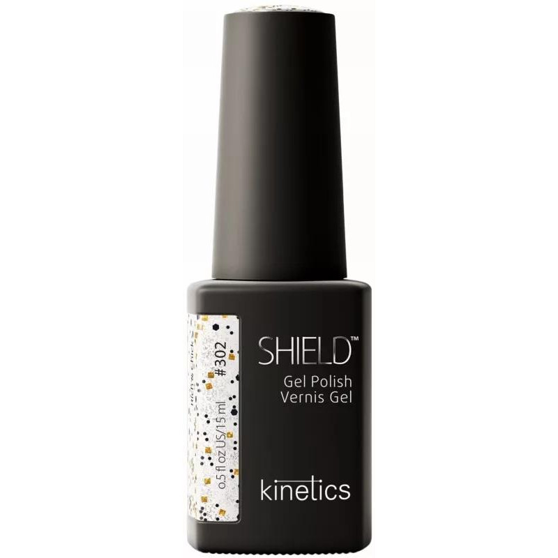 Gelinis nagų lakas SHIELD 302 Rich & Chick KGP302N, 15 ml