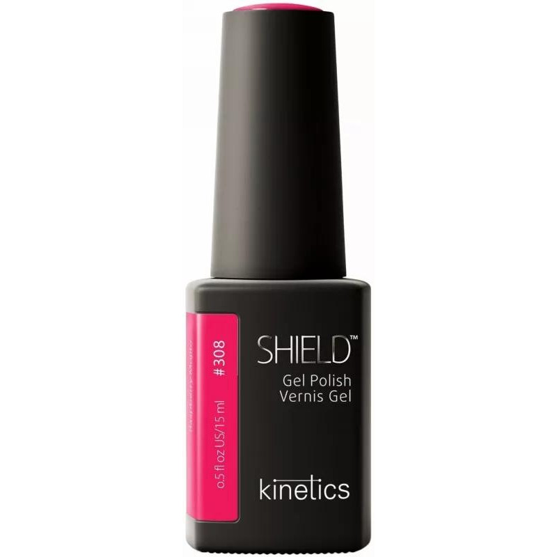 Gelinis nagų lakas SHIELD 308 Raspberry Mojito KGP308N, 15 ml