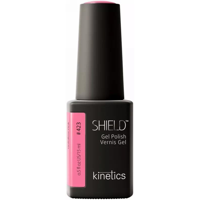 Gelinis nagų lakas SHIELD 423 Unfollow Pink KGP423N, 15 ml