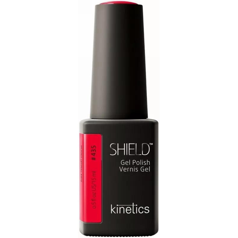 Gelinis nagų lakas SHIELD 435 Get *Red* Done KGP435N, 15 ml