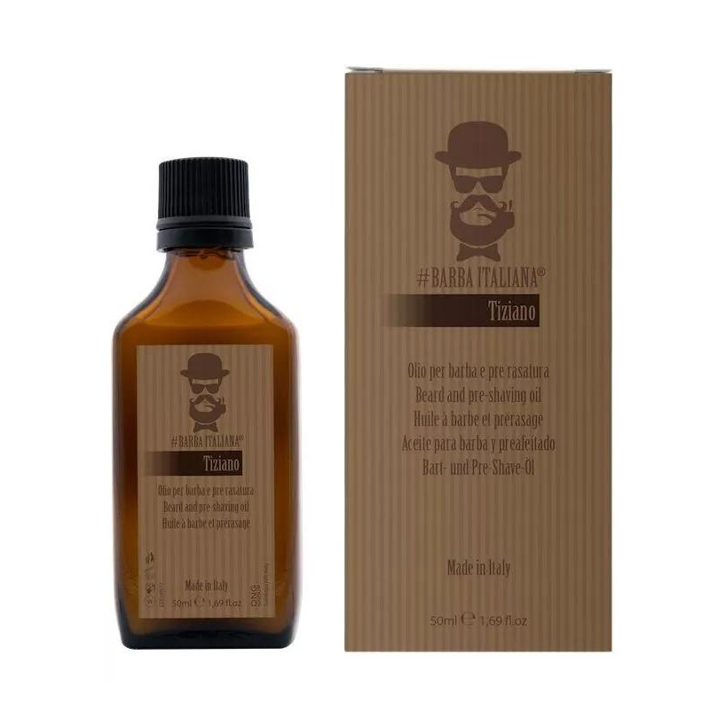 Barzdos plaukų aliejus Tiziano BI77 50 ml.