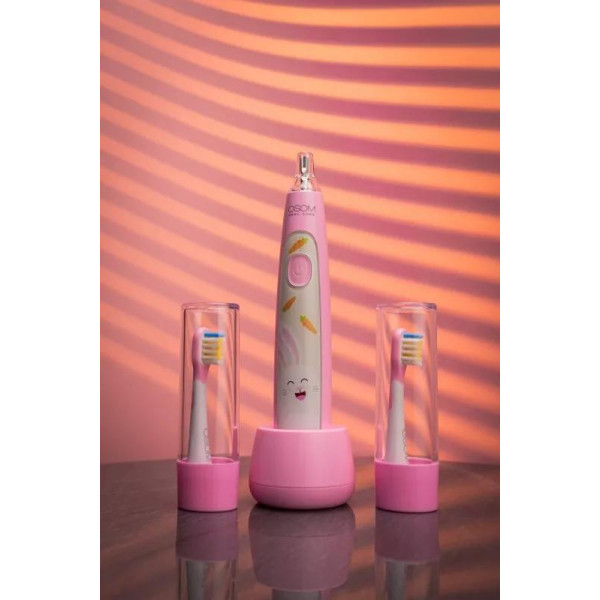 Vaikiškas įkraunamas dantų šepetėlis, rožinis OSOMORALK7PINK