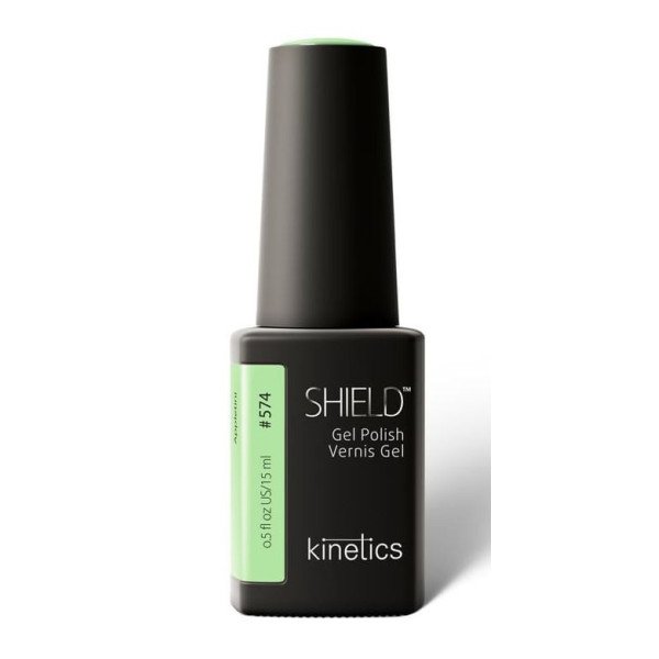 *Gelis lakas Kinetics Summer 2023 Tribe Shield Gel Polish, 574 Appletini KGP574N, 15 ml