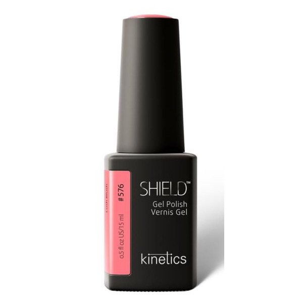 *Gelis lakas Kinetics Summer 2023 Tribe Shield Gel Polish, 576 Lush Blush KGP576N, 15 ml