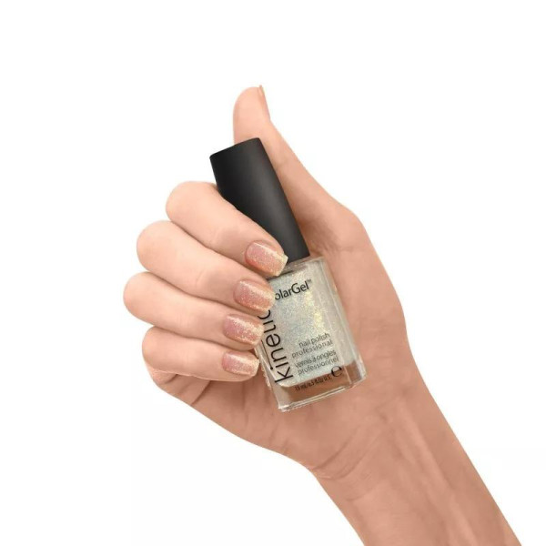 Nagų lakas SolarGel 101 Silver Fairy Dust KNP101, 15 ml