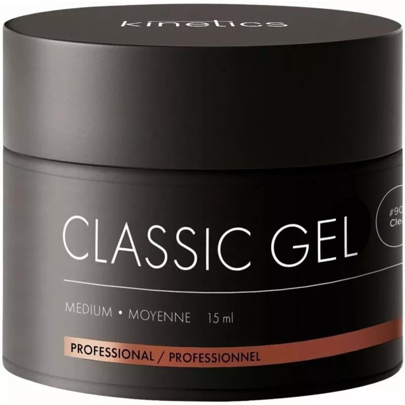 Gelis nagų priauginimui Classic Gel Medium Clear KCGMC15, 15 ml