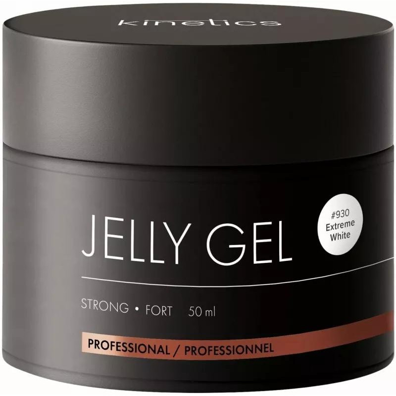 Gelis nagų priauginimui Jelly Gel Strong Extreme White KJGSEW50, 50 ml