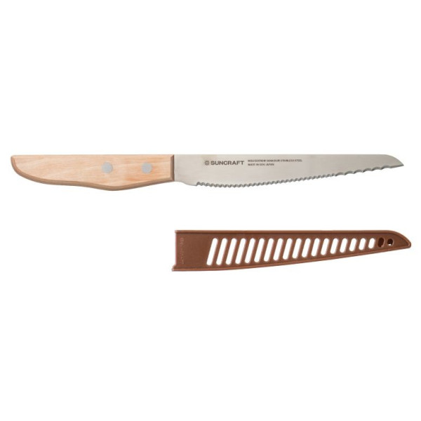 Japoniško plieno peilis duonai Sucraft MS-002