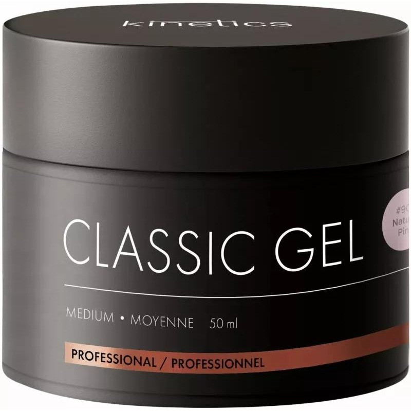 Gelis nagų priauginimui Classic Gel Medium Natural Pink KCGMNP50, 50 ml