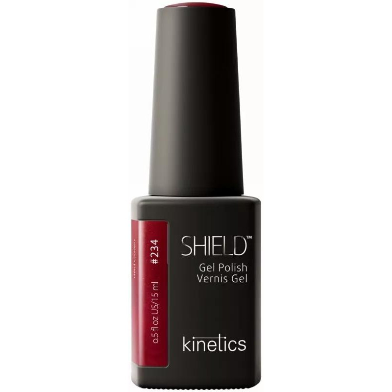 Gelinis nagų lakas SHIELD 234 Red Gown KGP234N, 15 ml