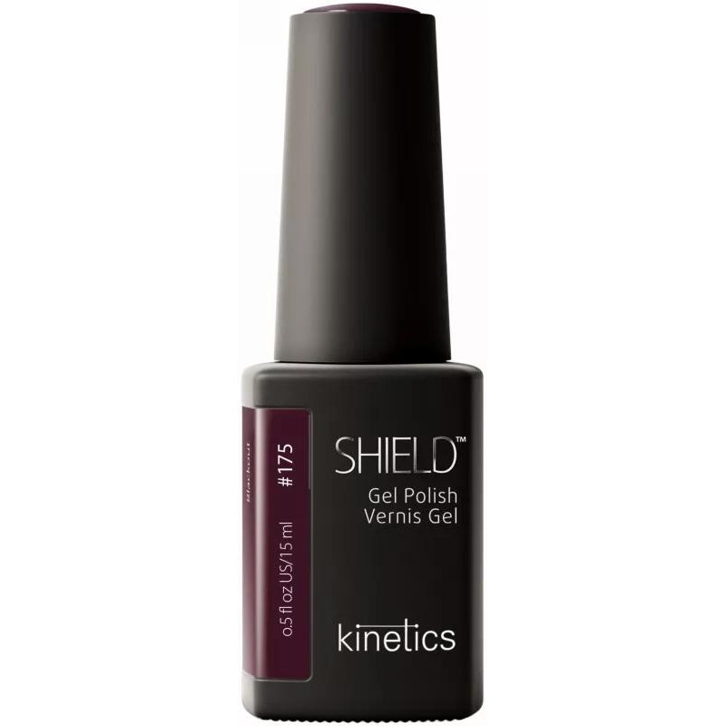 *Gelinis nagų lakas SHIELD 175 BlackOut KGP175N, 15 ml