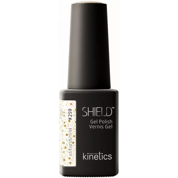 Gelinis nagų lakas SHIELD 259 Goldy KGP259N, 15 ml