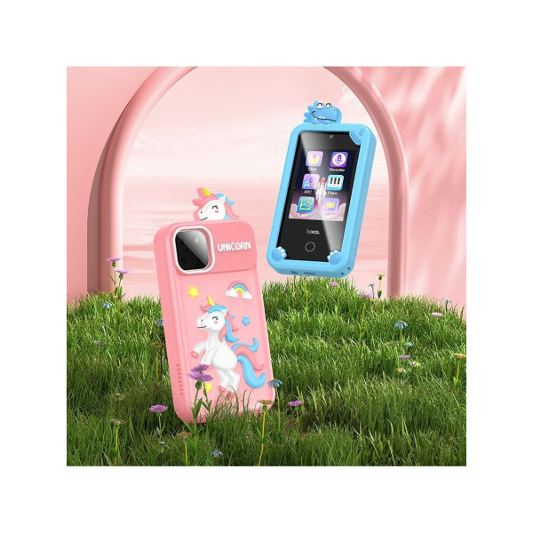 Vaikiškas telefonas Hoco 2,8" Y103 mėlynas