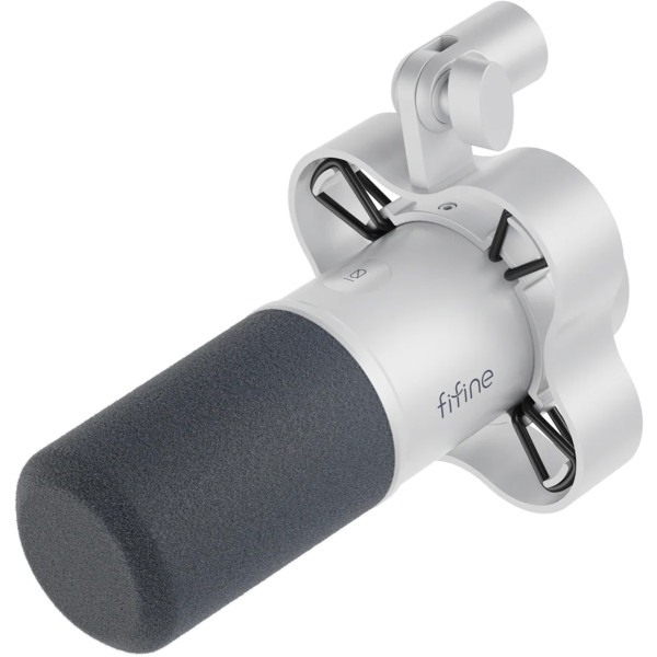 Fifine K688W dinaminis mikrofonas baltas