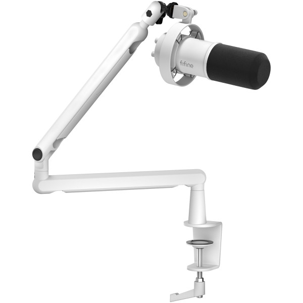 Fifine T688W dinaminis mikrofonas baltas