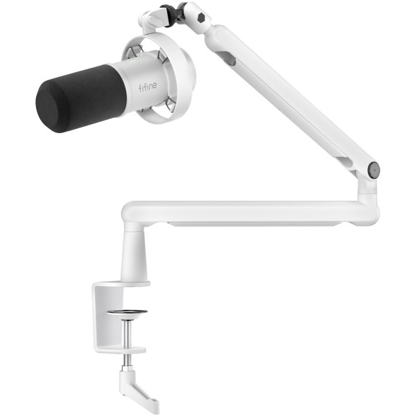 Fifine T688W dinaminis mikrofonas baltas