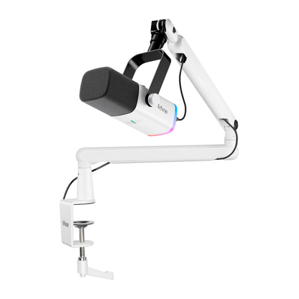 Fifine TAM8W dinaminis mikrofonas baltas