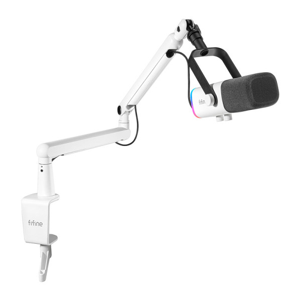 Fifine TAM8W dinaminis mikrofonas baltas