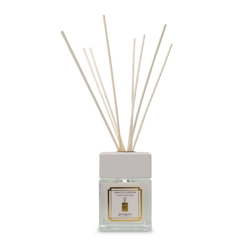 Kvapas namams su lazdelėmis Tabacco E Agrumi, 100 ml ERBAMBTABAC100 Kvapas namams su lazdelėmis Tabacco E Agrumi, 100 ml ERBAMBTABAC100