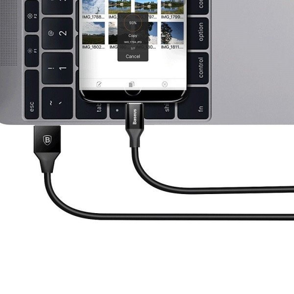 Baseus Yiven Micro USB laidas 150cm 2A - juodas
